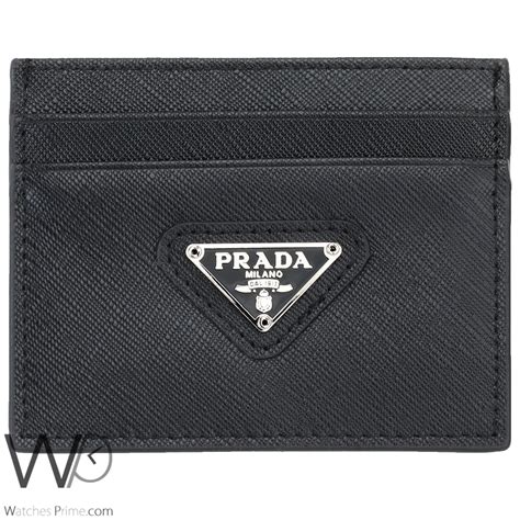 prada card holder mens price|Prada wallet with money clip.